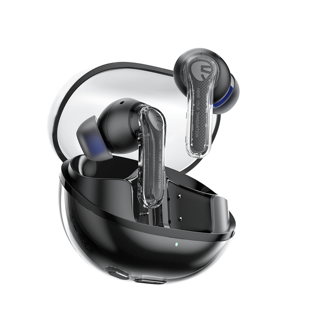 SoundPEATS Clear Transparent ENC Intelligent Noise Reduction Wireless TWS Earbuds