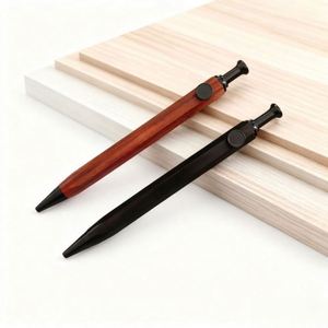 Wooden <b>Pen</b> Holder Metal Ballpoint <b>Pen</b> with logo Business Press Hexagonal Signature <b>Pen</b> with Custom logo for Corporate Gifts - Product Image 4