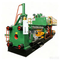 Ligne de production complète d'extrusion d'aluminium de 5 pouces avec presse hydraulique de 1250 tonnes