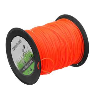 Dây cắt cỏ nylon mới 100%, 2.4mm, 50m, đầu cắt vuông sắc bén, dùng cho máy cắt cỏ Stihl, cuộn trên suốt chỉ. - Product Image 2