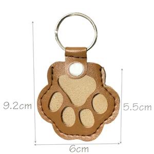Nouveau porte-clés en cuir PU pour poils d'animaux, sac de rangement pour poils d'animaux, vente chaude 2025 - Product Image 5