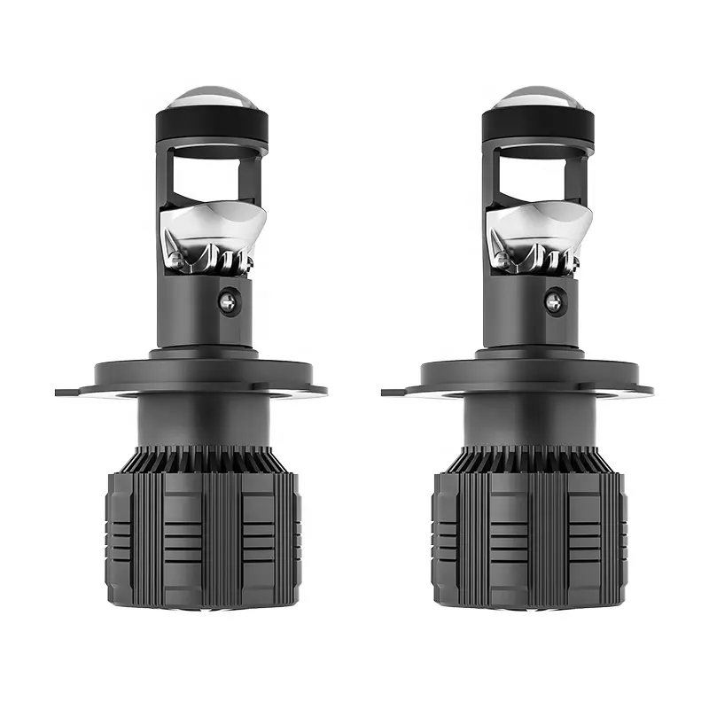 Neue 72 W aktualisierte LED-Glühbirne Ausschnitt-Linienlichtstrahler für Auto-Miniprojektor H4 H7 H11 HB3 LED Nebelscheinwerfer Scheinwerfer