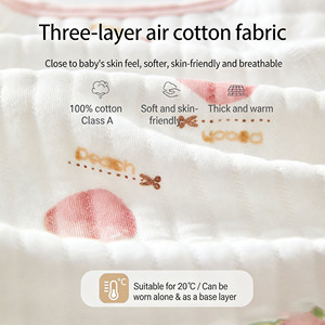 Tutina per Neonati a Maniche Lunghe, Pagliaccetto in Cotone, Tutina Invernale Calda Unisex, Abbigliamento per Neonati all'Ingrosso - Product Image 3