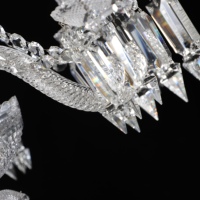 Lustre en cristal de style européen à 8 lumières pour l'éclairage intérieur, design moderne, salon, décoration de mariage