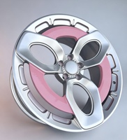 Velg Tempa Monoblock 3 Palang Petal 6061 T6 5x112 5x130 Dekor Disk Dalam Mesin Perak Cocok untuk Audi RS Mercedes AMG BMW M