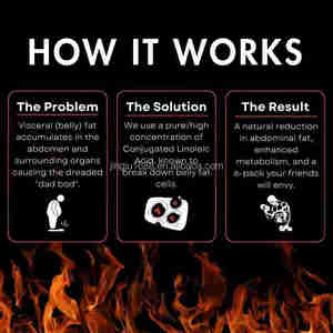 Brûleur de graisse du ventre pour hommes | Formule avancée pour rétrécir le ventre, définir le noyau et soutenir la masse musculaire maigre | <span class=keywords><strong>Capsules</strong></span> thermogéniques - Product Image 6