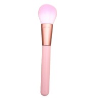 Kuas Rias Pemula Serat Buatan Rambut Lembut Pegangan Plastik Kuas Concealer Blush Kontur Alat Kecantikan Pelajar