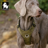 Harnais pour chien Truelove de luxe, imperméable, rembourré, réglable, robuste et réfléchissant, pour l'extérieur et la randonnée