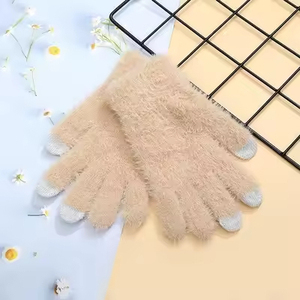 GLK121 Vente en gros Gants en tricot chauds d'hiver pour femmes à la mode - Product Image 5