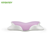 Oreiller cervical ergonomique de luxe moderne en mousse à mémoire de forme pour dormeurs latéraux - Idéal pour avion, hôtel, lit, canapé et allaitement avec soutien du cou