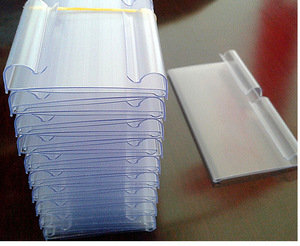 Clear Plastic Label Holder for Wire <b>Shelf</b> Retail Price Label Holders Bin Labels Clips - Product Image 5