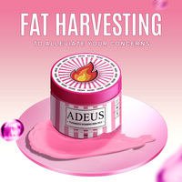 Approvisionnement transfrontalier de crème ADEUS chauffante et raffermissante pour le corps en pot, emballage anglais, best-seller en stock