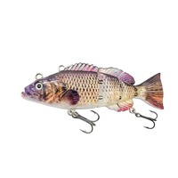 Leurre de pêche robotisé Big Game Swimbait, rechargeable par USB, avec lumière LED clignotante, en ABS, pour poissons d'eau salée en rivière, lac et ruisseau