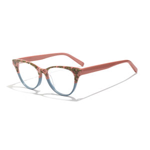 Nuova lente di grandi dimensioni sottile gradiente telaio colore della caramella PC materiale occhiali da lettura per giovani occhi di gatto occhiali presbiopia - Product Image 1
