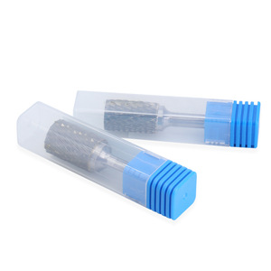 Fraise rotative cylindrique en carbure Yueqing Laiwei 6 mm x 16 mm à double denture pour machine de gravure - Product Image 2