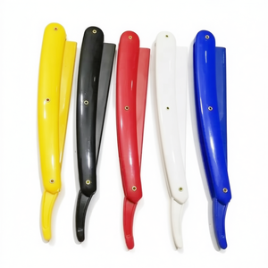 Wholesale Multi Color Professional Barber <b>Razor</b> Sustainable Solid Plastic/Wood Single <b>Razor</b> OEM Accept Shaving <b>Razor</b> High - Product Image 1