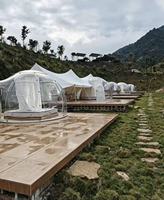 Dôme transparent en polycarbonate sur mesure pour maison PC Star House, tente igloo, hébergement extérieur, restaurant, glamping, maison bulle