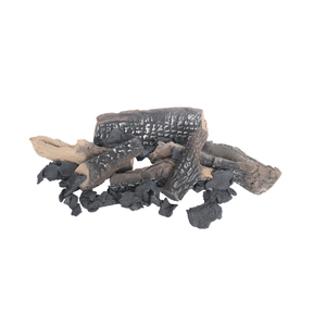 In vendita inno soggiorno <span class=keywords><strong>camino</strong></span> decorativo in fibra ceramica log <span class=keywords><strong>set</strong></span> - Product Image 1
