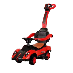 2025 Model terbaru mobil mainan berkendara plastik dengan pegangan Tekan untuk 2 sampai 4 tahun & 5 sampai 7 tahun anak laki-laki bertenaga baterai - Product Image 2