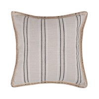 Taie d'oreiller à rayures personnalisées Taie d'oreiller en lin Taie d'oreiller d'intérieur Housse de coussin pour la décoration intérieure