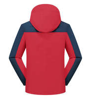 Veste imperméable à capuche coupe-vent 3 en 1 pour sports d'hiver, Chaqueta Impermeable Mujer Hombre, pour la montagne, les sentiers, la ville et le lac
