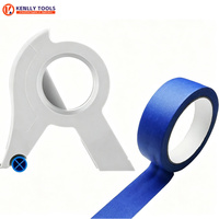 Applicateur de ruban de jointement ergonomique portatif avec coupe-joint métallique, rouleau de calfeutrage pour carrelage de cuisine et salle de bain