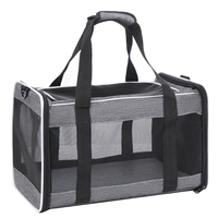 Sac de transport pliable et écologique pour animaux de compagnie avec maille Oxford pour petits chiens et chats