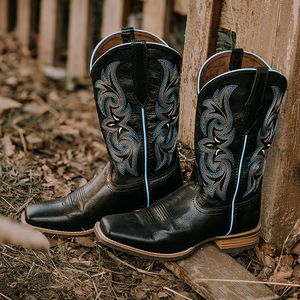 Fashionable Western Style Cowboy <strong>Boots</strong> <strong>Women</strong> Shoes High Quality Durable <strong>Genuine</strong> <strong>Leather</strong> Girl'<strong>s</strong> <strong>Boots</strong> New Arrival - Product Image 1