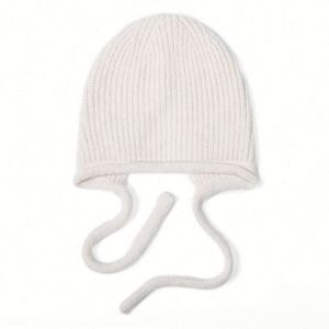 Bonnet tricoté pour filles, bonnets à oreilles couvrantes pour garçons, bonnets de ski d'hiver unis, bonnets pour enfants avec pompon, cadeaux promotionnels - Product Image 2