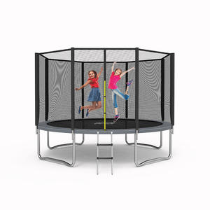 Zoshine большой крытый/открытый батут из ПВХ для домашнего детского сада, защитную сетку для прыжков, обоих развлечений из пены - Product Image 4