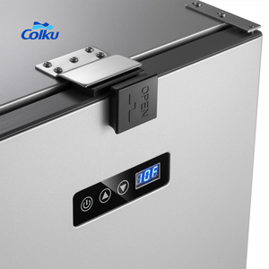 Vente chaude <span class=keywords><strong>50</strong></span> <span class=keywords><strong>litres</strong></span> <span class=keywords><strong>Mini</strong></span> réfrigérateur en métal 12V congélateur de voiture intégré pour camping camion Rv bateau - Product Image 2