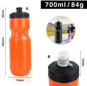 Custom Logo <b>BPA</b> <b>Free</b> 600ml 700ml Plastic Sports <b>Water</b> <b>Bottle</b> Wholesale Squeeze Cycling <b>Water</b> Cup Outdoor Gym Travel - Product Image 4