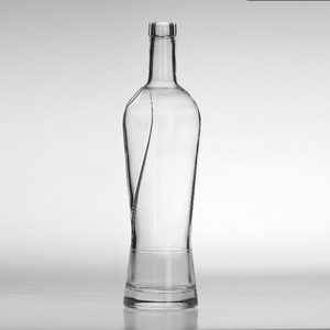 Botellas de Licor de Vidrio Transparente <span class=keywords><strong>Blanco</strong></span> Personalizadas JINGNA de 750 ml para Vodka, <span class=keywords><strong>Tequila</strong></span> y Alcohol - Product Image 2