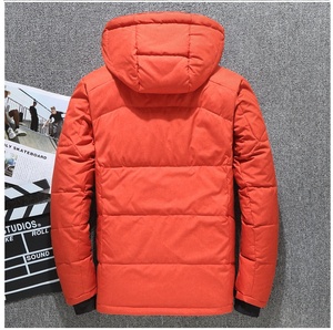 <span class=keywords><strong>Abrigo</strong></span> de Invierno Casual para Hombre al por Mayor, Parka con Capucha, Chaqueta Gruesa y Cálida de Plumón de Pato Blanco - Product Image 3
