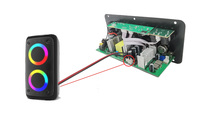 Sıcak satış D100 ağır bas 24V 220V Subwoofer HI-FI 100W güç Amp USB uzaktan kumanda araba yüksek güç amplifikatörü kurulu Bluetooths5.3
