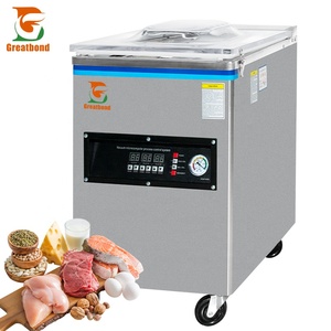 Machine d'emballage sous vide automatique commerciale pour légumes, fruits, poulet et viande, personnalisable, modèle DZ390/400/520, fournie directement par l'usine, en vente. - Product Image 1