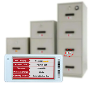 E-Ink <b>File</b> & <b>Document</b> Manager Esl Display E Ink Screen Name Board Doorplate Smart Office Solution For Hospital Sign Display - Product Image 1