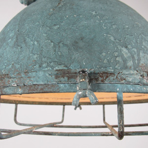 Lámpara Colgante Industrial Vintage Verde, Bombilla Edison Retro E27, Lámpara Colgante para Cafetería, Bar, Restaurante, Lámpara Antigua - Product Image 3