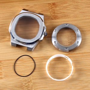 NH35/NH38/NH36 Stainless Steel <b>Watch</b> <b>Case</b> Accessories Sapphire Crystal Silver/Black Strap Fit 29.7mm-30.5mm Men's <b>Watch</b> Parts - Product Image 3