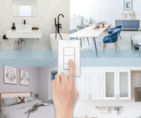 Commutateur intelligent Z-Wave, télécommande murale, contrôleur de lumière sans fil, portée de 30 à 100m, pour Google Home Alexa Smart Home