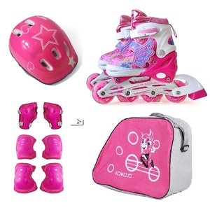 <span class=keywords><strong>Pattini</strong></span> in Linea <span class=keywords><strong>Rosa</strong></span> Lampeggianti Regolabili alla Moda con Ruote in Gomma per Bambine, <span class=keywords><strong>Pattini</strong></span> a Rotelle con Ali - Product Image 6