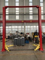 Hongtech HOT-CTP4 5T Pont élévateur hydraulique à deux colonnes pour voitures, déverrouillage électrique, capacité de levage 5000 kg, hauteur de levage 1850 mm, pour fourgonnettes, US
