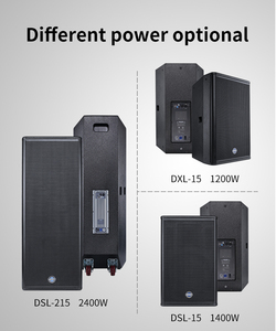 Morin DSL-215 DSP 1200 <span class=keywords><strong>Watts</strong></span> công suất định mức kép <span class=keywords><strong>15</strong></span> inch DJ chuyên nghiệp PA loa với xây dựng trong bộ khuếch đại và DSP - Product Image 5