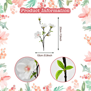 Ramo de Boda Artificial de <span class=keywords><strong>Magnolia</strong></span>, Accesorios de Fotografía de Boda, Flor Artificial para Decoración de Estudio, Sala de Estar, Hogar y Jarrones - Product Image 2