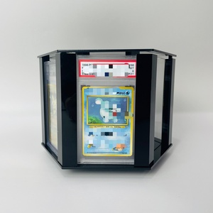 Factory Custom Modern <b>Rotating</b> Acrylic Display Stand Easy Assembly Color Custom Trading Card Grading Slab Display for Home Deskt - Product Image 1