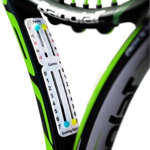 Compteur de score de tennis en carbone 18K approuvé USAPA, fabriqué par un OEM, avec suivi des points et des jeux, portable, en plastique, pour le sport - Product Image 4