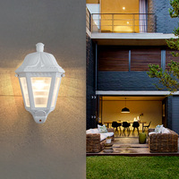 E27 LED en plastique électrique extérieur jardin paysage mur IP65 cote AC température de couleur réglable Style italien certifié