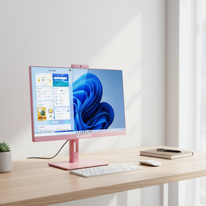 Computadora Todo en Uno Wandong de 23.8 Pulgadas, RAM DDR4, Diseño que Ahorra Espacio, Core I5/i7/AIO, SSD+HDD para Negocios, Win11, Nueva PC AIO de Bajo Consumo - Product Image 1