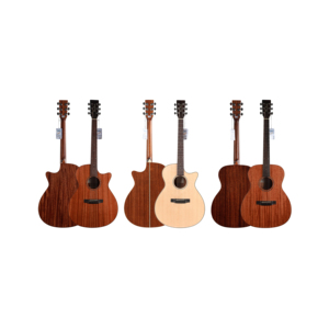 Guitarra Acústica y Electroacústica WaveGarden Serie WG-220 y WG-230 de 40 Pulgadas con Tapa Sólida - Product Image 2