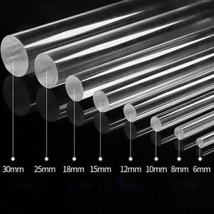 Porte-bijoux DIY en acrylique transparent personnalisé Tiges en plastique de service de traitement de moulage en PVC solide et durable - Product Image 1